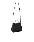 Dolce&Gabbana Кожаная сумка Sicily Large - Артикул: BB6002-B1001