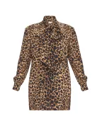 Saint Laurent Платье из шёлка - Артикул: 851136-Y6J43