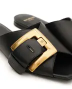 Balmain Сандалии Anthem из телячьей кожи - Артикул: GN1UP141LVIT