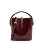 Saint Laurent Сумка LE 37 Mini из лакированной кожи - Артикул: 765870-AAEX1