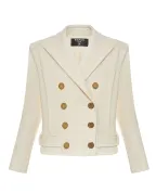 Balmain Укорочений кашеміровий жакет - Артикул: FF1UA095WB50