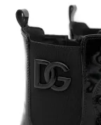 Dolce&Gabbana Дитячі шкіряні лаковані ботильйони - Артикул: D11360-A9A81-L
