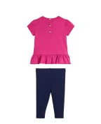 Polo Ralph Lauren Детский комплект из хлопковой футболки и леггинсов Polo Bear - Артикул: 310A98934001