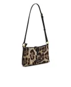 Dolce&Gabbana Сумка на плечо Lock с леопардовым принтом - Артикул: BB7891-A0007