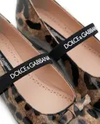 Dolce&Gabbana Балетки из блестящей телячьей кожи - Артикул: D11294-AM568-L