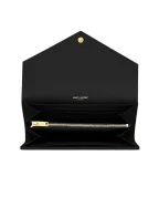 Saint Laurent Шкіряний гаманець Monogram - Артикул: 372264-BOW01