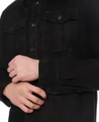 Ralph Lauren Purple Label Рубашка из замши - Артикул: 790654923036