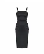 Dolce&Gabbana Атласна сукня - Артикул: F60AWT-GDDB2