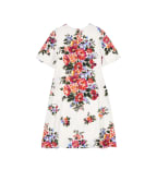 Dolce&Gabbana Детское платье с цветочным принтом - Артикул: L53DF0-FSA8P-B
