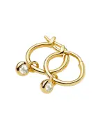 Missoma Серьги-кольца с миниатюрными подвесками - Артикул: BSH-G-E2-CR