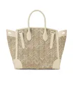 Ralph Lauren Collection Сумка из джутовой смеси Soft Ricky 33 Herringbone - Артикул: 435977803001
