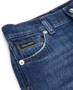 Dolce&Gabbana Дитячі джинси з ефектом потертості - Артикул: L42F88-LDD53-S