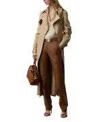 Ralph Lauren Collection Тренч Alecia из шёлка и хлопка - Артикул: 290P01505001