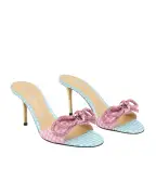 Mach&Mach Мюлі в клітку Double Bow 85 - Артикул: SS26-S0790-85-VIC-C18