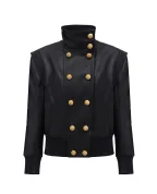 Balmain Кожаная куртка - Артикул: DF0TH275LC62