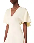 Stella McCartney Платье атласное миди - Артикул: 6A06573FU302