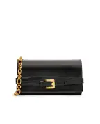 Balmain Клатч Shuffle із телячої шкіри - Артикул: GN1ON259LMTE