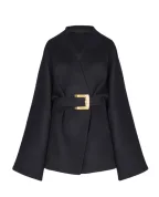 Balmain Пальто-халат из шерсти - Артикул: FF0UD265WD28