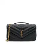 Saint Laurent Сумка из кожи Loulou Medium - Артикул: 801439-AAEAX