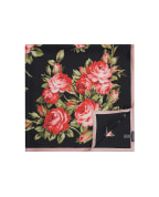 Dolce&Gabbana Шовкова хустка з квітковим принтом - Артикул: FN090R-GDDPL