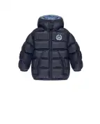 Dolce&Gabbana Дитячий пуховик з монограмою логотипу - Артикул: L4JB6F-FUS3Y-S