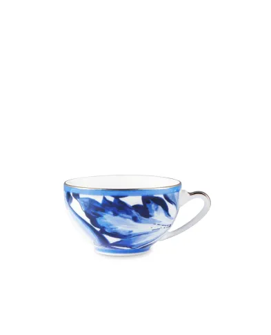Dolce&Gabbana Чайна чашка з блюдцем з порцеляни - Артикул: TC0102-TCA41
