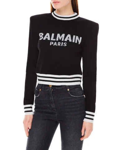 Balmain Шерстяной свитер - Артикул: XF1KA000KB01