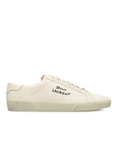 Saint Laurent Сникеры Court Classic - Артикул: 611106-GUP10
