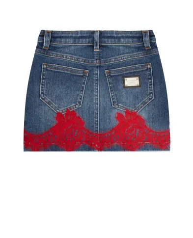 Dolce&Gabbana Детская джинсовая юбка - Артикул: L54I60-LDB20-B
