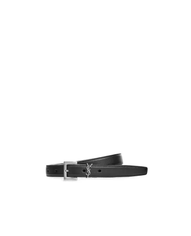 Saint Laurent Кожаный ремень - Артикул: 554465-BOO0E