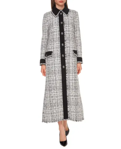 Dolce&Gabbana Твидовое пальто - Артикул: F0AA5T-FMMFT