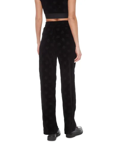 Dolce&Gabbana Велюровые спортивные брюки - Артикул: FTCKJT-FJ7DL
