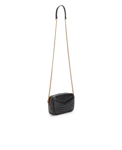 Saint Laurent Кожаная сумка Lou Mini - Артикул: 748849-DV707