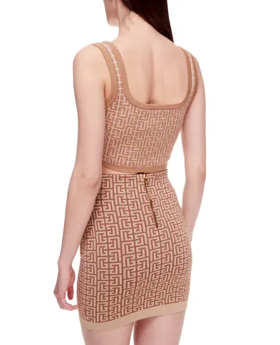 Balmain Вовняний топ - Артикул: XF1AA035KB02-s
