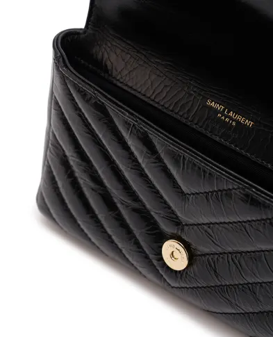 Saint Laurent Кожаная сумка College Mini - Артикул: 779430-DZH07