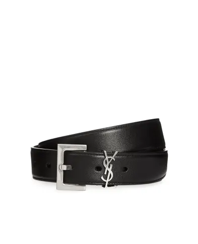Saint Laurent Кожаный ремень - Артикул: 634437-BOO0E