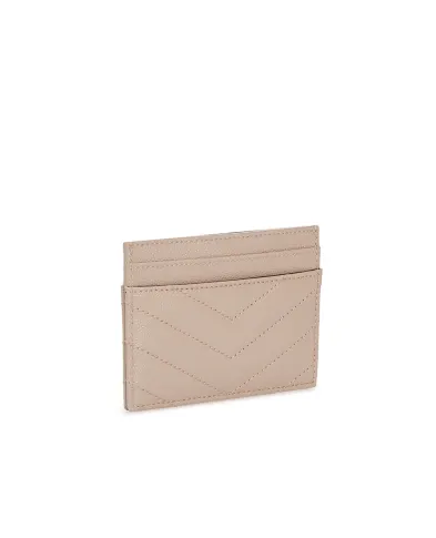 Saint Laurent Кожаная визитница - Артикул: 423291-BOW01