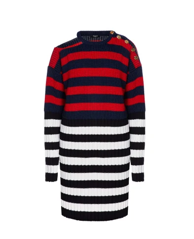 Balmain Шерстяное платье - Артикул: WF0RF020K339
