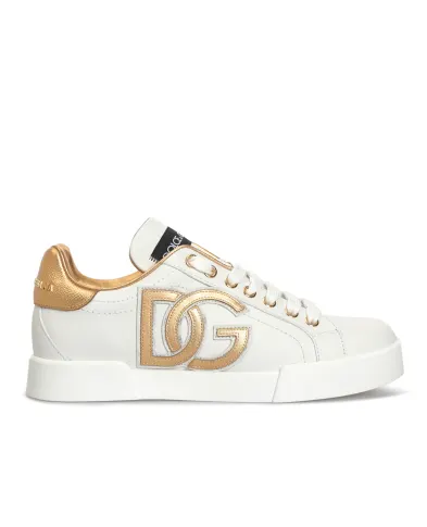 Dolce&Gabbana Кожаные сникеры Portofino - Артикул: CK1545-AD780