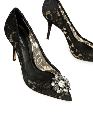 Dolce&Gabbana Кружевные лодочки Rainbow Lace - Артикул: CD0101-AL198