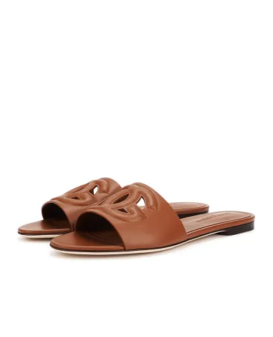 Dolce&Gabbana Кожаные мюли - Артикул: CQ0436-AY329