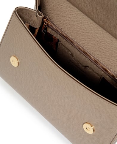 Dolce&Gabbana Кожаная сумка Sicily Large - Артикул: BB6002-A1001