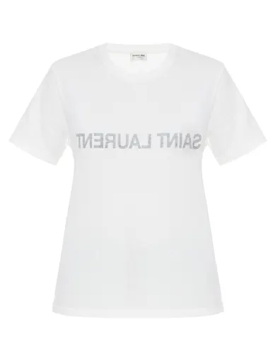 Saint Laurent Футболка - Артикул: 665234-Y37AW