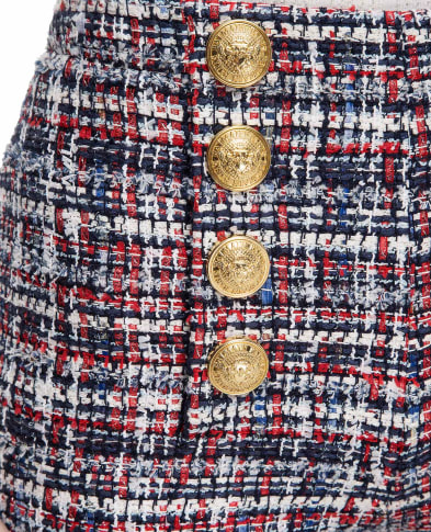 Balmain Твидовые брюки - Артикул: RF25137C049