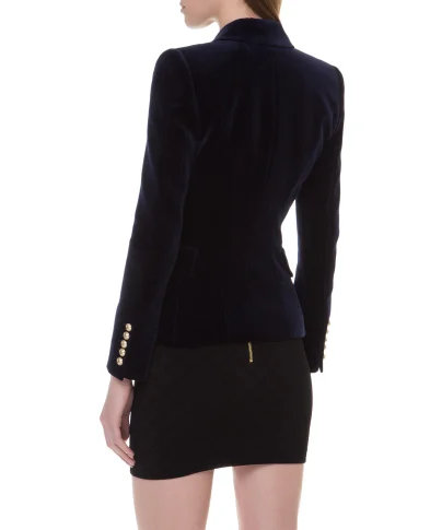 Balmain Бархатный жакет - Артикул: SF17180155C