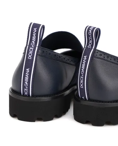 Dolce&Gabbana Детские кожаные туфли - Артикул: D10960-AW087-M