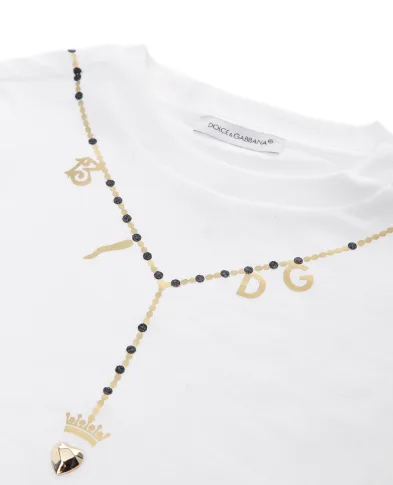 Dolce&Gabbana Детская футболка - Артикул: L2JTAZ-G7VWF