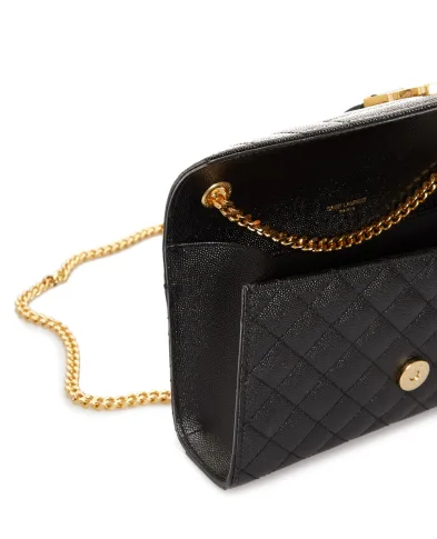 Saint Laurent Кожаная сумка Envelope Small - Артикул: 600195-BOW91