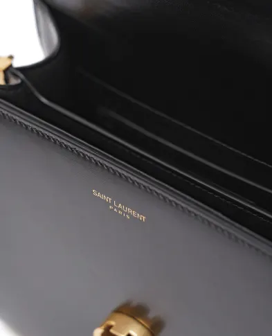 Saint Laurent Кожаная сумка Cassandra Mini - Артикул: 623930-0SX0W