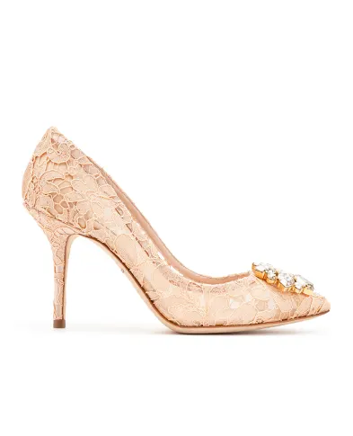 Dolce&Gabbana Кружевные лодочки Rainbow Lace - Артикул: CD0101-AL198